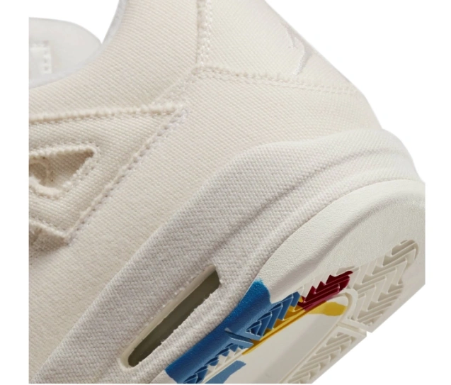 Canvas Jordan Air DQ4909-100 Retro 4 Blank 0810